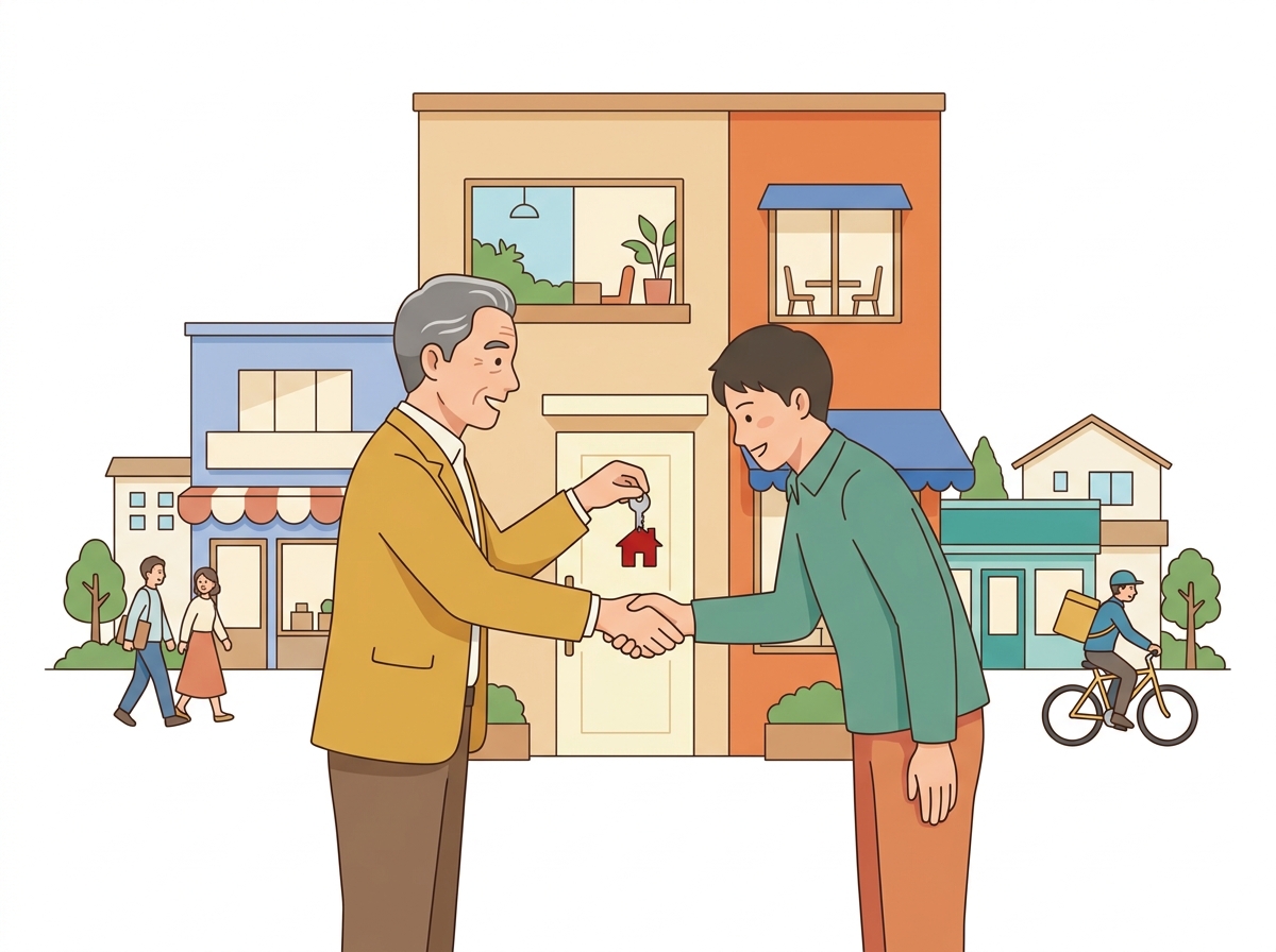 会社を次の世代へ引き継ぐイメージ